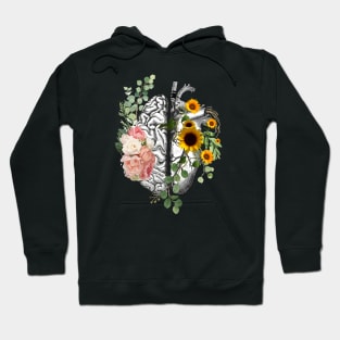 half brain heart balance Hoodie